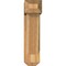Ekena Millwork Traditional Craftsman Rough Sawn Bracket w/ Offset Brace, Western Red Cedar, 8"W x 24"D x 32"H BKT0806X24X32TRA04RWR - alternate 3